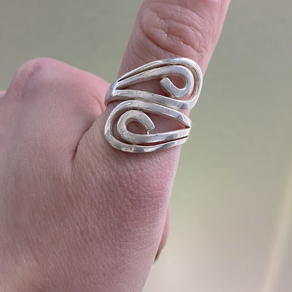 925 Sterling Silver Ring, size 8.5. Unisex - Picture 4 of 11